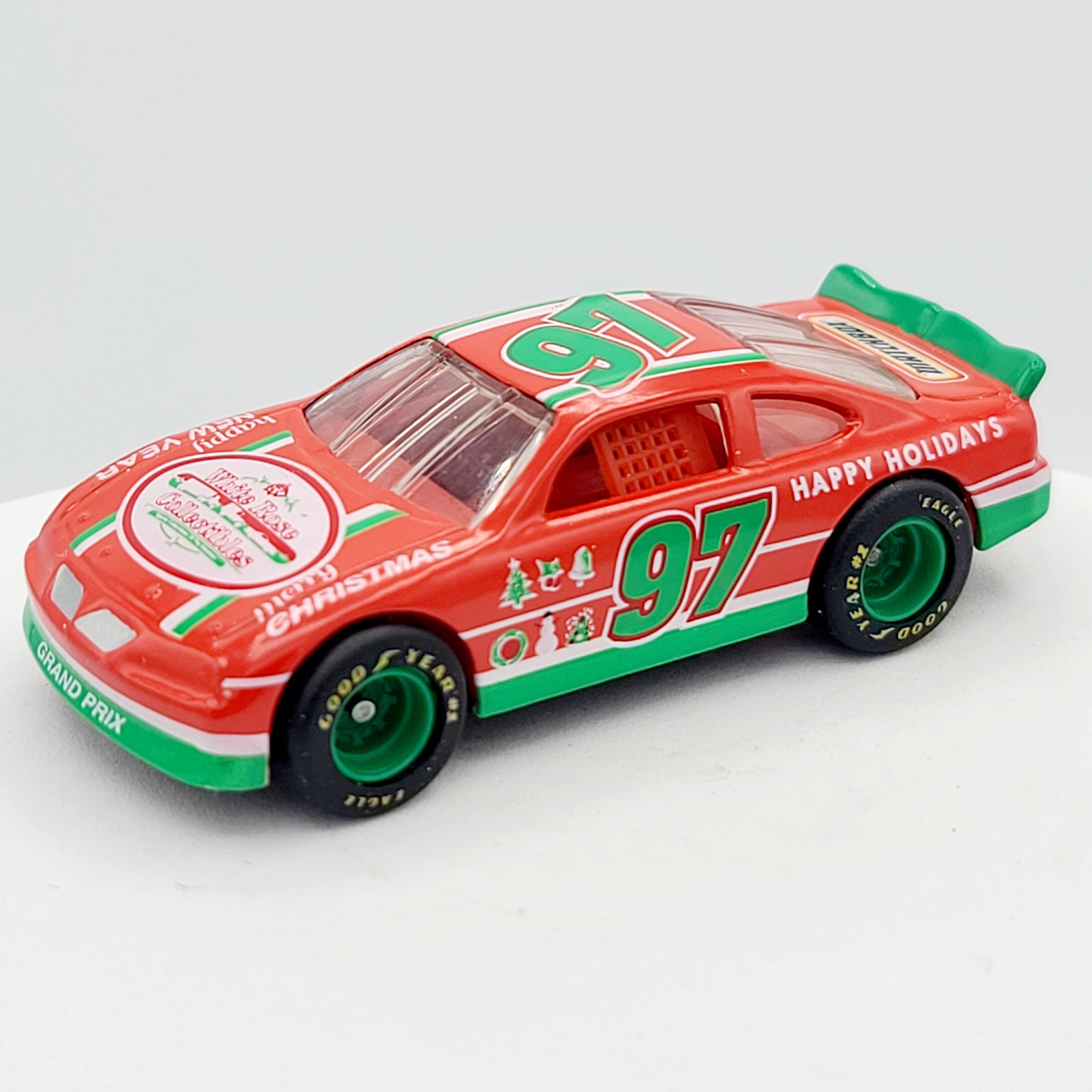 Matchbox '96 Pontiac Grand Prix Stock Car (1997 White Rose Holiday Collectibles, 1 of 2000)